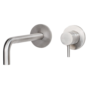 QTOO Circle med push-open bundventil - Indbygning - Poleret st�l