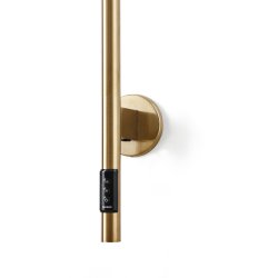 Cass�e Rimini - Elektrisk (H1480 mm, �30 mm) - B�rstet messing