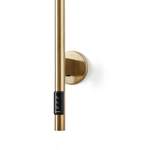 Cass�e Rimini - Elektrisk (H1480 mm, �30 mm) - B�rstet messing