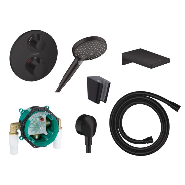 Hansgrohe Ecostat S indbygningspakke til kar (matsort)