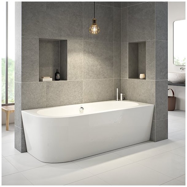 Strmberg Lago Back-to-corner - Hjre (1800x800 mm)