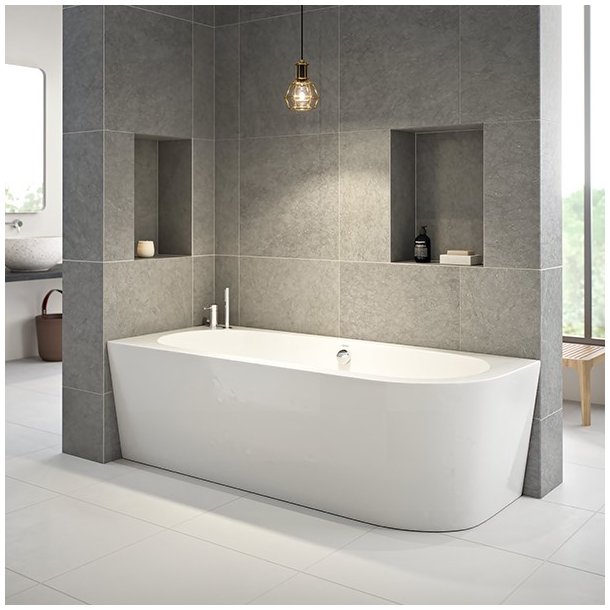 Strmberg Lago Back-to-corner - Venstre (1800x800 mm)