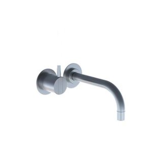 VOLA 111 inkl. bundventil (160 mm. fremspring/tud) - Indbygning - Krom