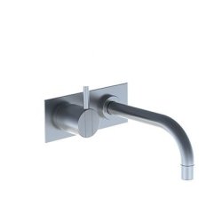 VOLA 112 inkl. bundventil (160 mm. fremspring/tud) - Indbygning - Krom