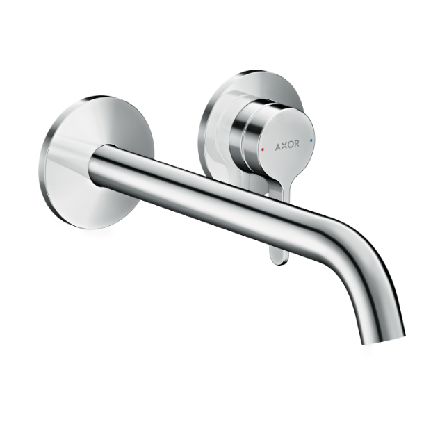 hansgrohe AXOR One med push-open bundventil - Indbygning - Krom
