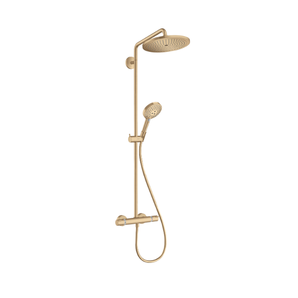 hansgrohe Croma Select S Showerpipe 280 EcoSmart - 9 l/min - Brstet bronze