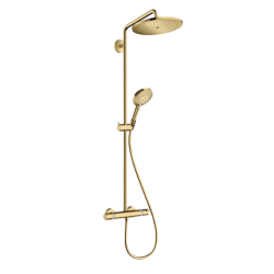 hansgrohe Croma Select S Showerpipe 280 EcoSmart - 9 l/min - Poleret guld-optik