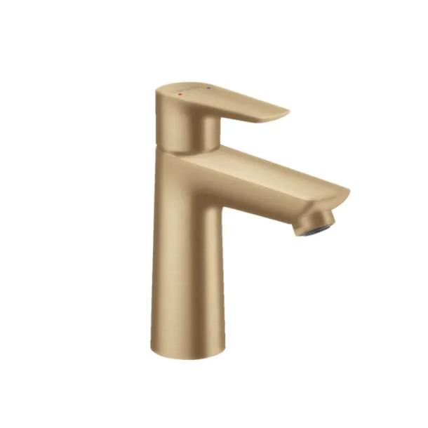 hansgrohe Talis E 110 med push-open bundventil - Brstet bronze