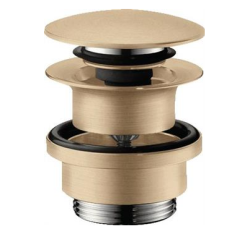 hansgrohe AXOR Citterio M 100 med push-open bundventil - B�rstet bronze