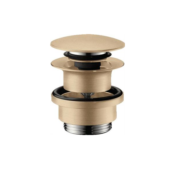 hansgrohe AXOR Citterio M 100 med push-open bundventil - B�rstet bronze