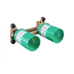 hansgrohe AXOR Citterio C med push-open bundventil - Indbygning - Poleret guld-optik